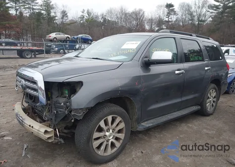 2013 Toyota Sequoia Limited 5.7L V8 from USA, damaged, VIN 5TDJY5G17DS088685